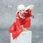 Anime Inuyasha Sesshoumaru Decoration Ornaments Action Figure Collection Model Toy for Children Birthday Toys Christmas Gif