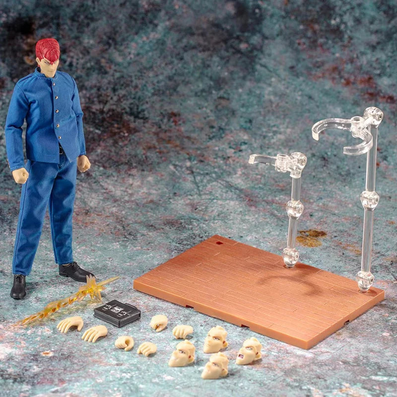 Dasin/Great Toys/GT YuYu Hakusho Urameshi Yuusuke Yoko Kurama Jaganshi Hiei Kuwabara Kazuma SHF 1/12 PVC Action Figure In Stock