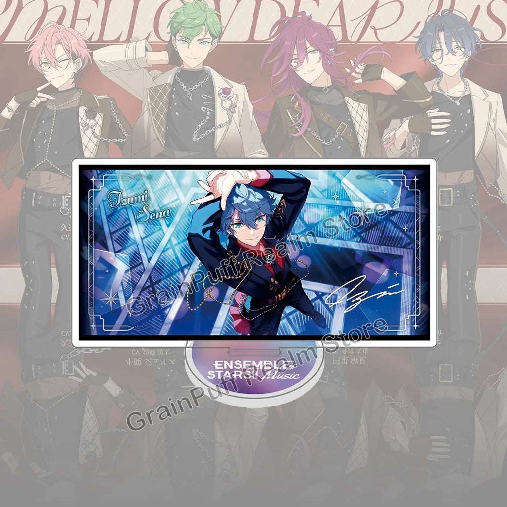 Ensemble Stars MELLOW DEAR US Acrylic Standee Juis, Nozomi, Mashu, Chitose Collectible Figure Display, Cute Desk Decor, Gift