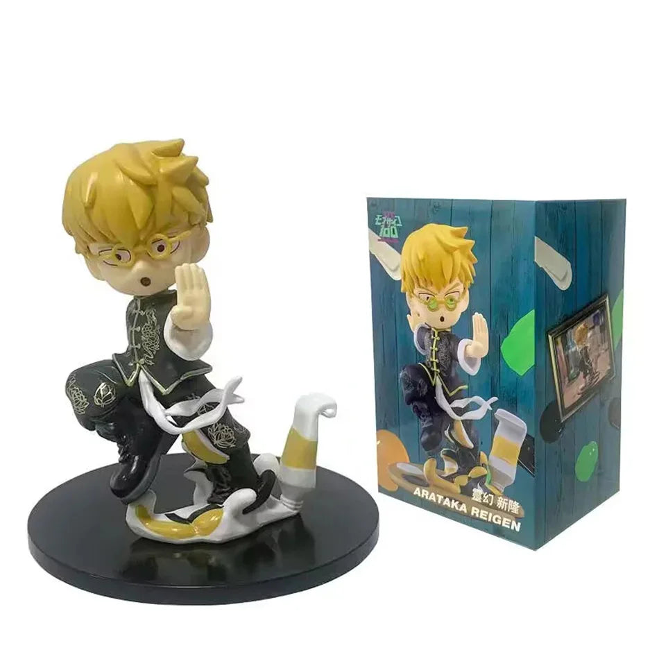 Original Mob Psycho 100 III Shigeo Kageyama Arataka Reigen Anime Figure Toys Kwaii Q Ver. PVC Mode