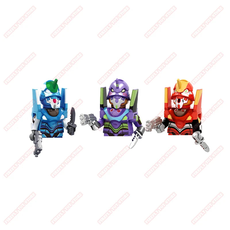EVA NEON GENESIS EVANGELION Animation Peripheral Toys Asuka Shinji Rei Mari Small Doll Anime Action Model Figures Collection
