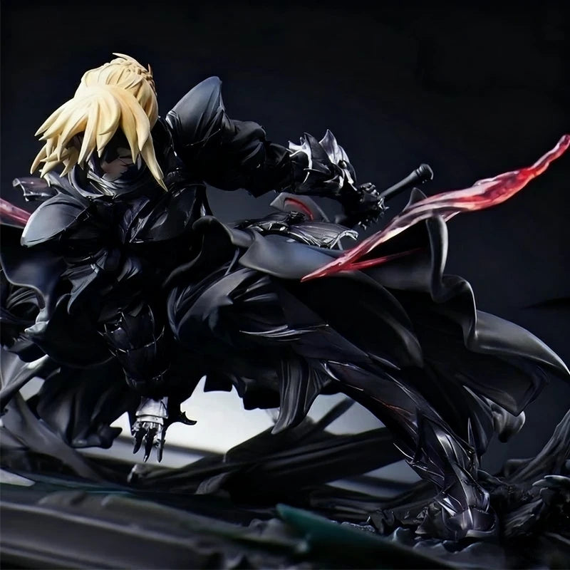 Black Saber[S+ Premium Version] 13cm Gk Action Figure Anime Series Trendy Toy Model Statue Desktop Ornament Peripheral Male Gift