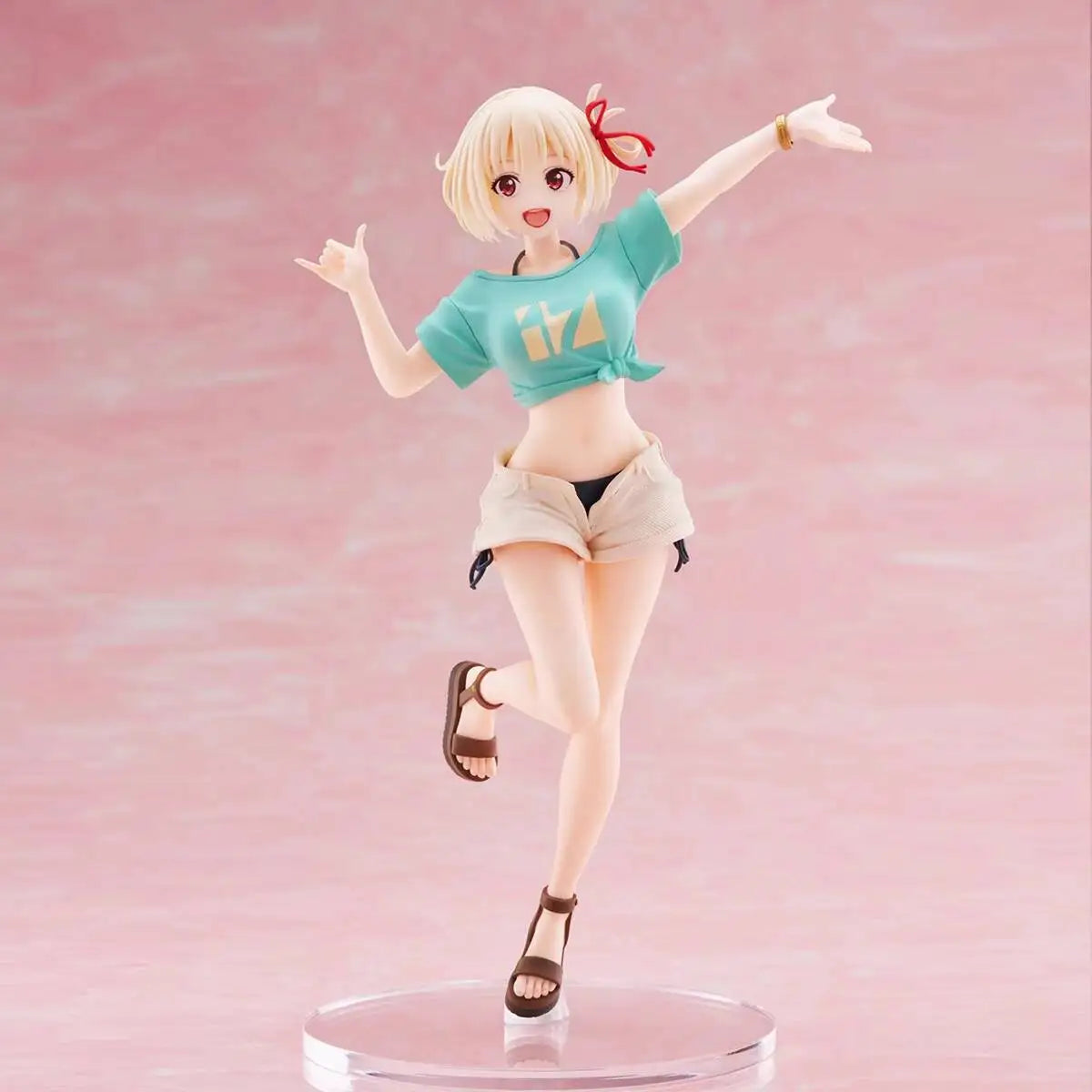 Hot Original Coreful Lycoris Recoil Nishikigi Chisato ~Hawaii State Ver Pvc 18cm Anime Action Figures Model Collection Toy Gift