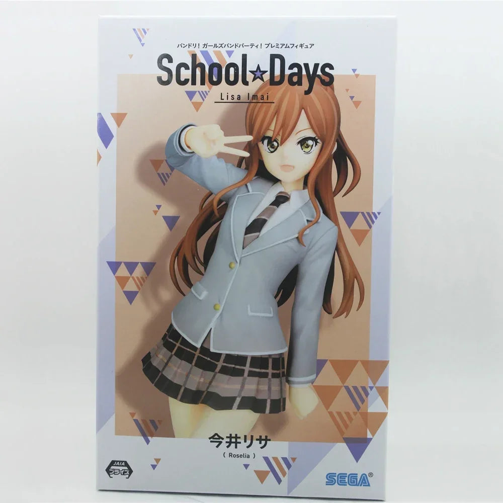 In Stock Genuine SEGA Maruyama Aya Arisa Ichigaya Anime Action Figure BanG Dream PVC Collectible Boxed Model Dolls Toy For Gifts