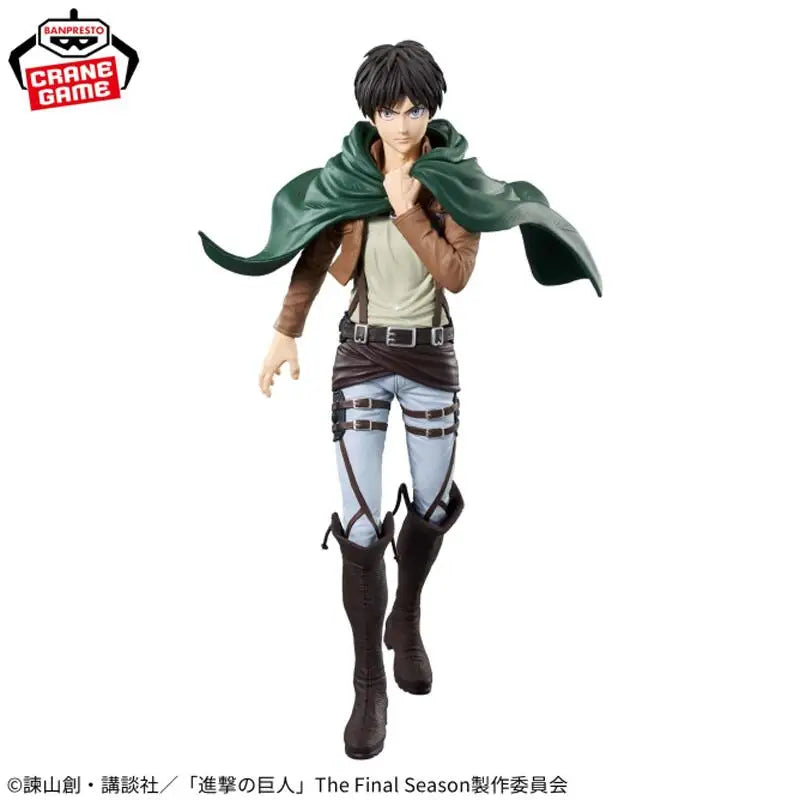 Genuine Original Bandai Namco Banpresto Attack On Titan Grandista Eren Yeager Anime Figure Model Collector Figurine Toys Gift