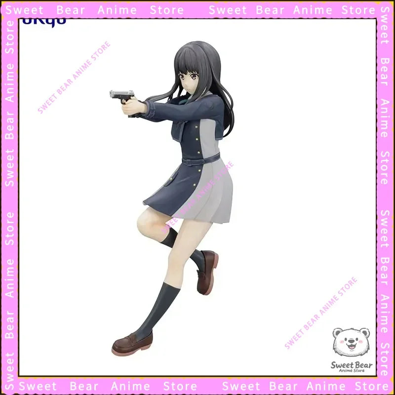 In Stock FuRyu Trio-Try-iT Lycoris Recoil Nishikigi Chisato Inoue Takina PVC 21CM Anime Action Figures Model Ornament Toy