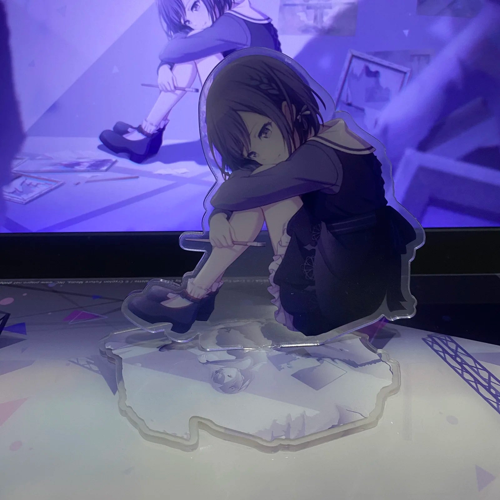 Anime Project Sekai Yoisaki Kanade Asahina Mafuyu Akiyama Mizuki Shinonome Ena Acrylic Stand Model Desk Display Standing Figure