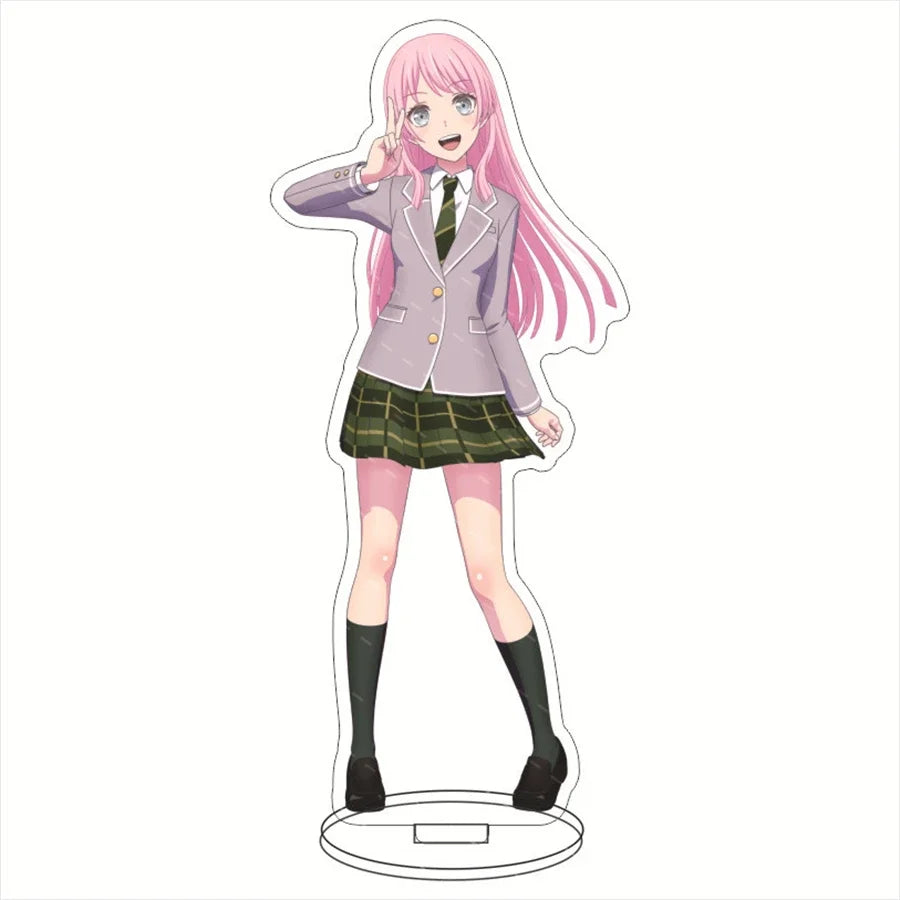 Anime Figure BanG Dream Maruyama Aya Sayo Hikawa Cosplay Acrylic Stand Model Plate Desk Decor Standing Sign Keychain Gifts