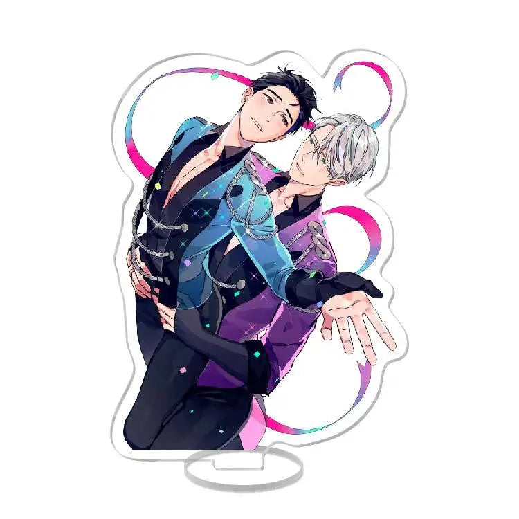 YURI!!! on ICE Anime Acrylic Stand Model Plate Decoration Desk Figure Display Friends Girls Gift Cartoon Peripheral Products