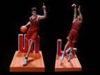 Slam Dunk Five Tigers Action Figures - Hand-Made Collectible Models Mitsui Hisashi Miyagi Ryota Zhenxiangshe Ornament Boxed Toy