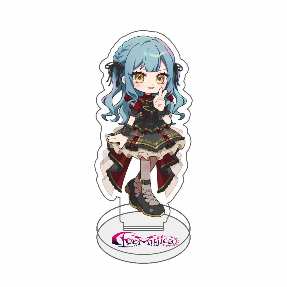 BanG Dream! Anime Acrylic Figures Stand Model Friends Keychain Fans Gifts Sakiko Soyo Display Keychain Ornaments Sweet Girl