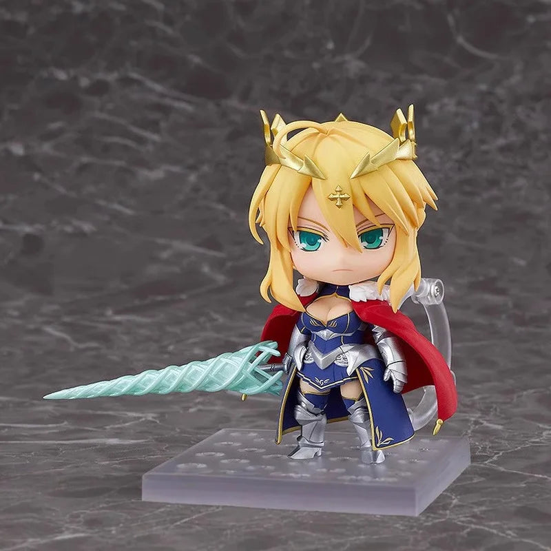 10cm Fate Grand Order Altria Pendragon Lancer Ver. Multiple Accessories Pvc Game Girl Figure Collectible Model Statue Fans Decor
