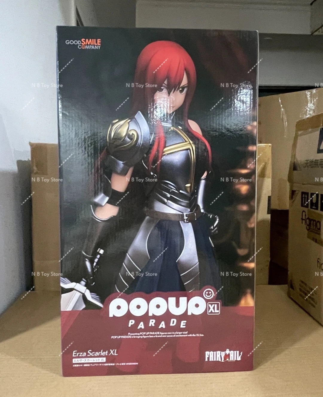 In Stock Original Genuino Gsc Pop Up Parade Erza Scarlet Xl Pvc Action Anime Toy Miniature Figures Toy Collection Gifts