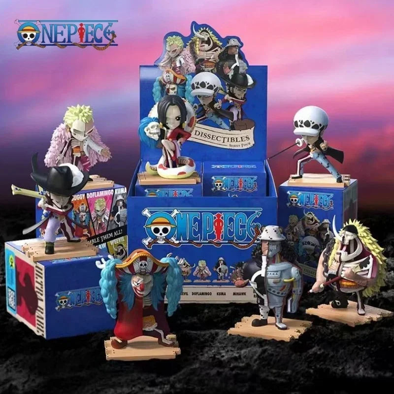 One Piece Mightyjaxx Blind Box Fourth Generation Boa Hancock Buggy Doflamingo Action Figure Anime Mystery Box Gift Toy Model