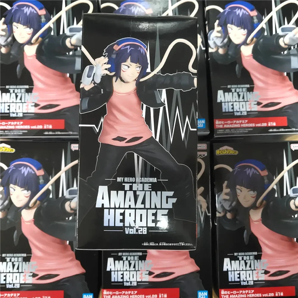 Anime Original Bandai My Hero Academia Jiro Kyoka PVC Action Figures Collect Decorative Model Figurine Toys Birthday Gift 12cm