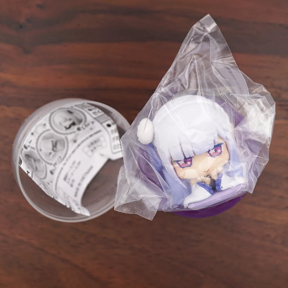 Re:Zero kara Hajimeru Isekai Seikatsu Anime Emilia Rem Beatrice Echidna Rezero 45mm Small Figure Original Capsule