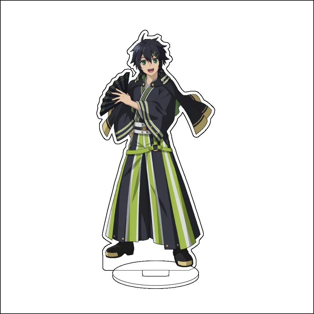 Anime Seraph Of The End Acrylic Stand Ornaments Shiho Kimizuki Mikaela Hyakuya Yuuichirou Hyakuya Figure Stand Halloween Gifts