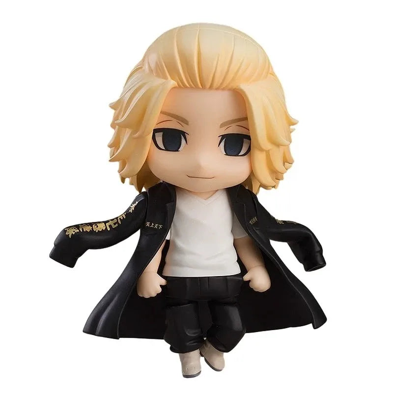 9CM 5/One Set Anime Tokyo Revengers Figure Draken Manjiro Sano Cute Q Edition Toys PVC Children's Birthday Gift Collection