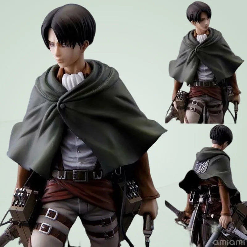 Attack On Titan Captain Levi 1/8 Scale Scene Figure Anime Collectible Model Desktop Ornament& Gift For Boys
