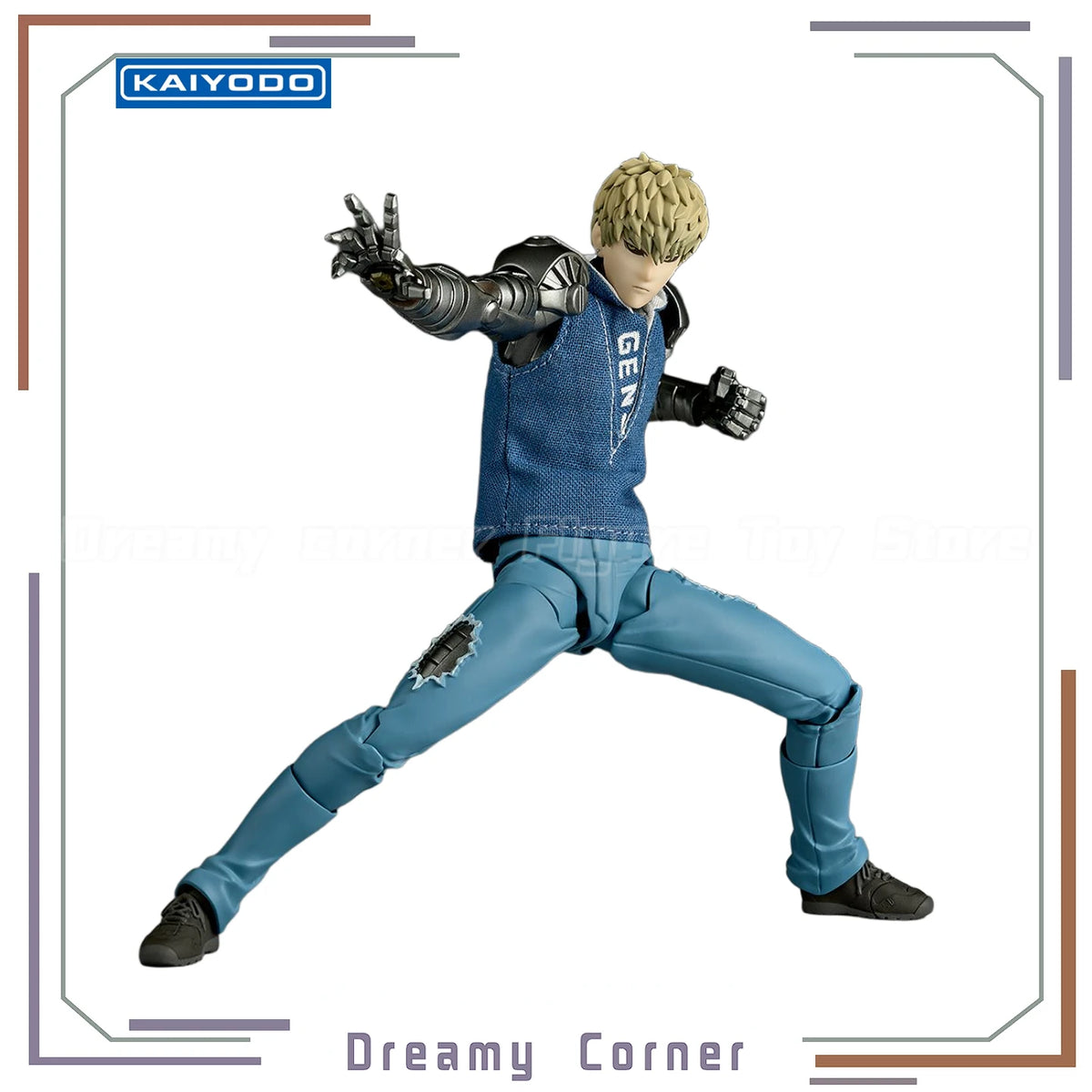 【In Stock】KAIYODO Revoltech AMAZING YAMAGUCHI One-Punch Man Genos Action Figure Collection Toys Gifts