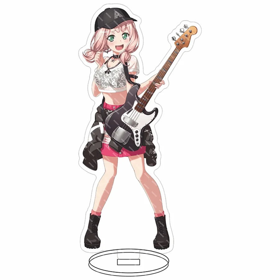 Anime Figure BanG Dream Maruyama Aya Sayo Hikawa Cosplay Acrylic Stand Model Plate Desk Decor Standing Sign Keychain Gifts