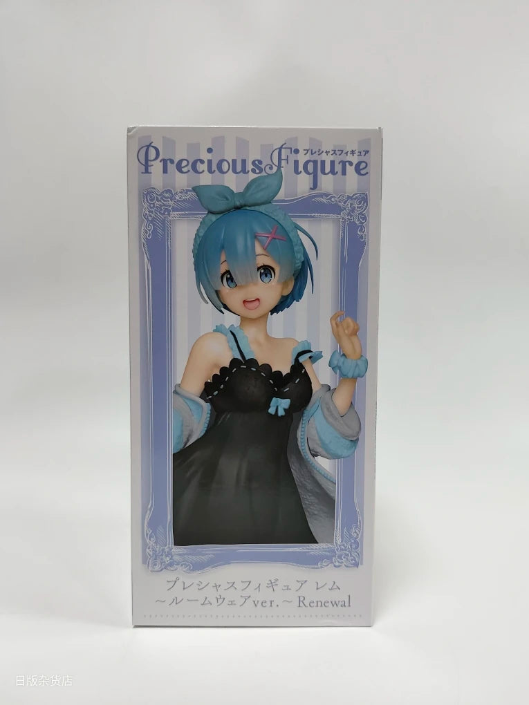 In StockRe:Life In A Different World From Zero Original Room wear Rem Prize Anime Figure Toys Re:Zero Pajamas Girl Model