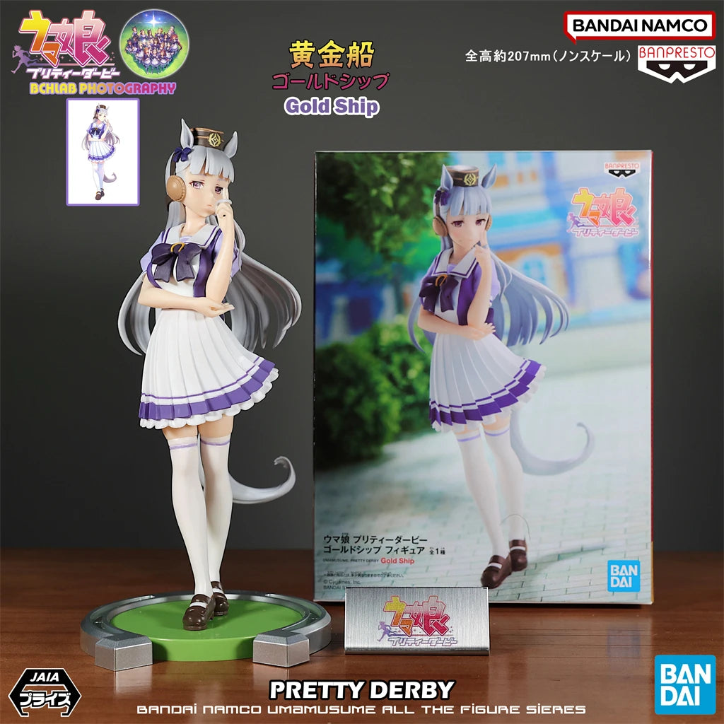New in Stock Bandai Pretty Derby Special Week Daitaku Helios Silence Suzuka Oguri Cap Figurines Ornaments Anime Models Gifts