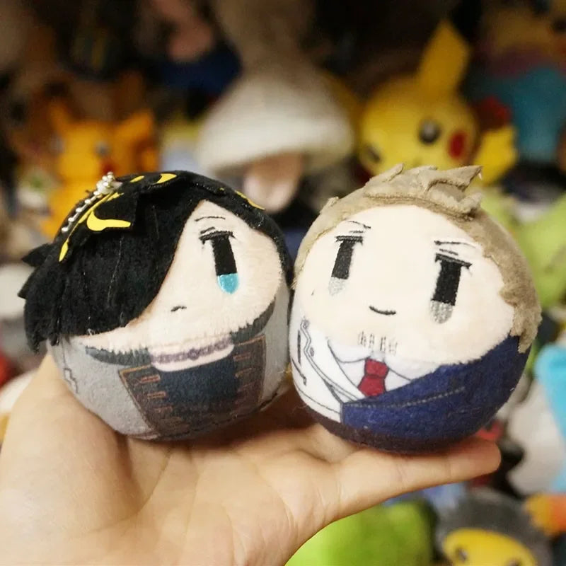 Stuffed Hypnosis Mic Tumbler Magnet Doll Anime DRB Sasara Doppo Kannonzaka Nurude Kawaii Plush Pendant Gift Toys for Kids Adults