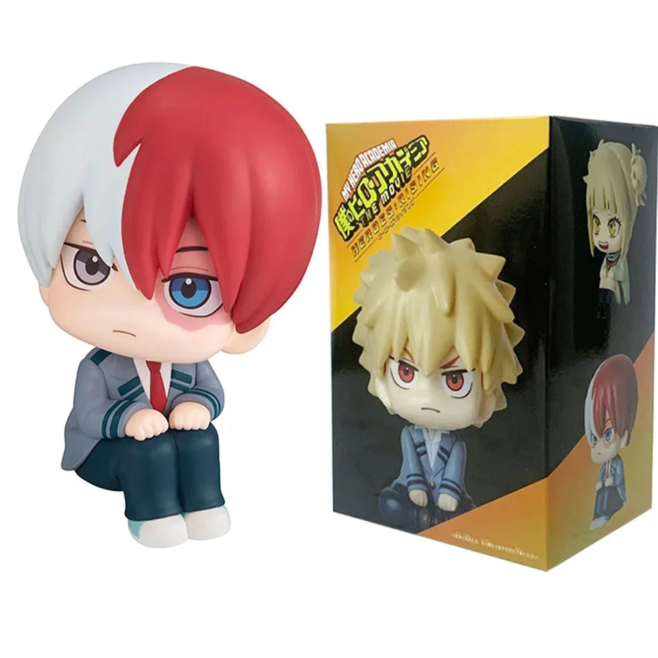 9.5CM   Tomura Shigaraki / Izuku Midoriya / Katsuki Bakugo  My Hero Academia Cute Chibi PVC Figurine | Collectible Toy Model