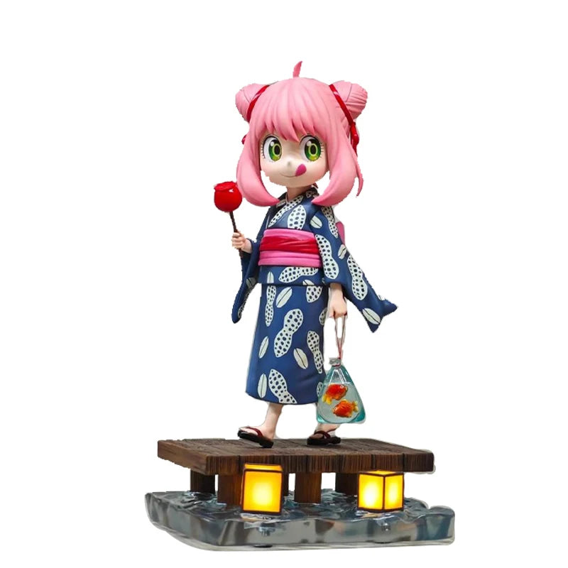 20cm SPY × FAMILY Anya Forger Hand-made Anime Animation Movie Peripheral Desktop Ornament Decoration Collection Birthday Gifts