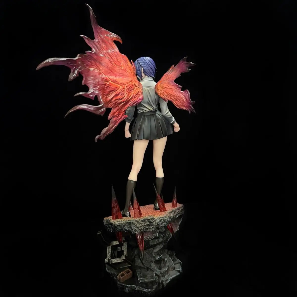 28cm Tokyo Ghouls Figure Touka Kirishima Figures Two Headed Statue Collection Dolls Desk Decora Model Toys Kids Birthday Gifts