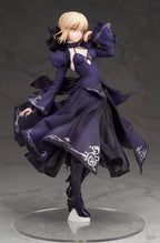 23CM Anime Gekijouban Fate/stay night Heaven's Feel Altria Pendragon Black Dress Up Saber Alter Model Toy Gift Action Figure PVC