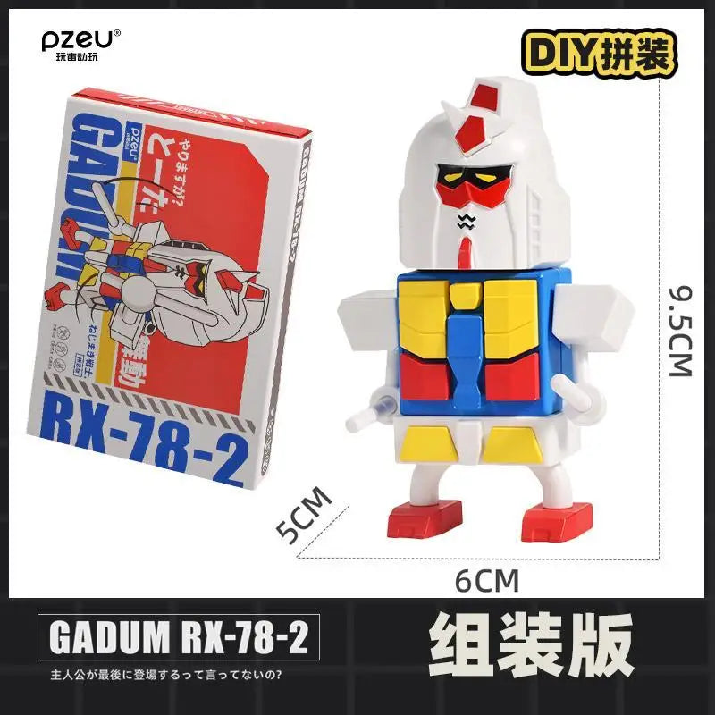 GUNDAM Animation Game Peripheral Toys Assembly Toys RX-78 Gundam Funny Kawaii Anime Action Movable Model Figures Collection