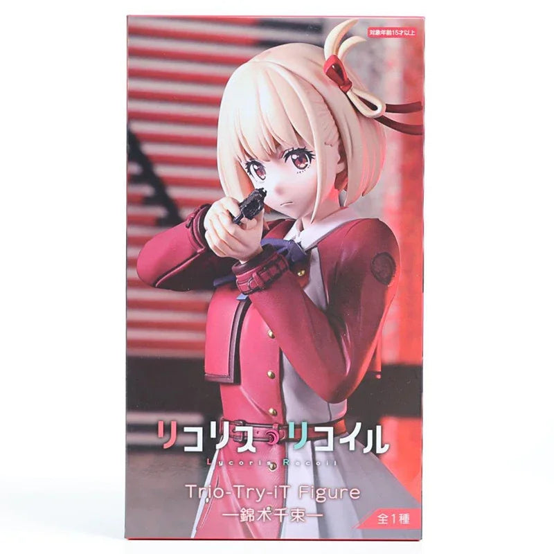 In Stock FuRyu Trio-Try-iT Lycoris Recoil Nishikigi Chisato Inoue Takina PVC 21CM Anime Action Figures Model Ornament Toy