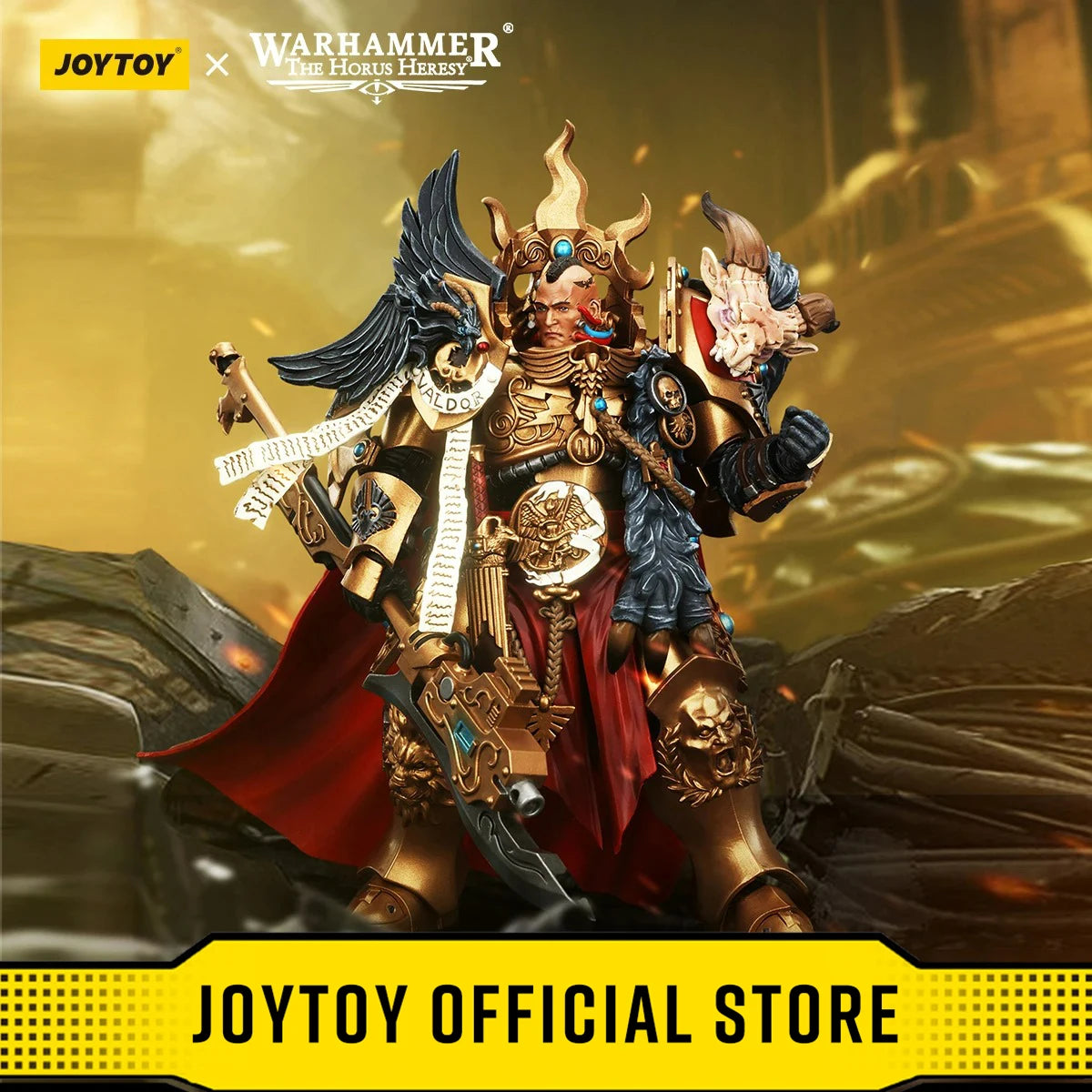 JOYTOY Warhammer 40k 1/18 Action Figures Legio Custodes Constantin Valdor, Captain-General of the Legio Custodes