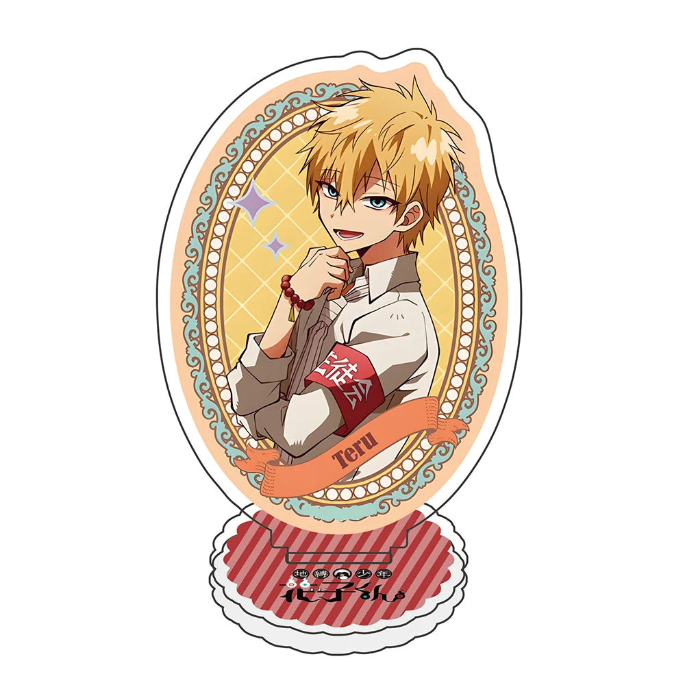 Cute 10Cm 1Pcs Anime Toilet-Bound Hanako-Kun Acrylic Stand Nene Kou Kou Aoi Sakura Figure Stands Model Cute Character Standing S