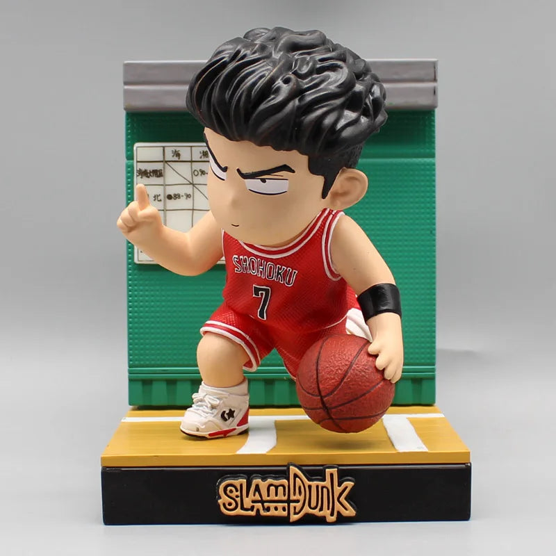 5pcs set Slam Dunk Anime FiguresSakuragi Hanamichi Rukawa Kaede Akagi Takenori Figurine PVC Statue Doll Figure Model Toys Gifts