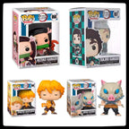 Japanese cartoon demon slayer peripherals Kamado Tanjiro Nezuko Zenitsu Ino's assistant toy doll anime figure birthday gift