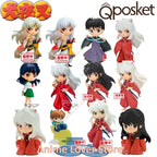 In Stock Original Bandai Banpresto Q Posket Inuyasha Sesshoumaru Higurashi Kagome Miroku shippou Anime Figure Toys gift