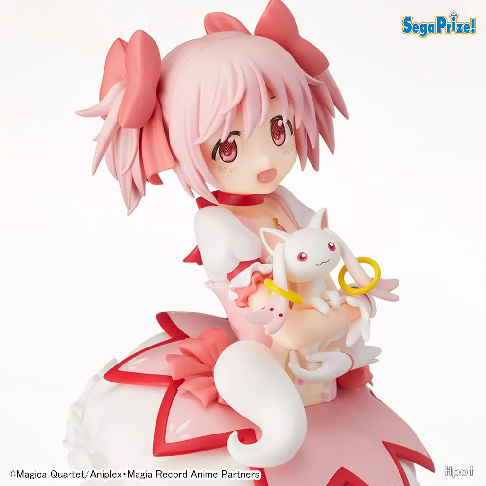22CM Anime Magia Record Mahou Shoujo Madoka Figure Magica Gaiden Kaname Kyuubey Standing Animation Model Toy Gift Aciton Figure