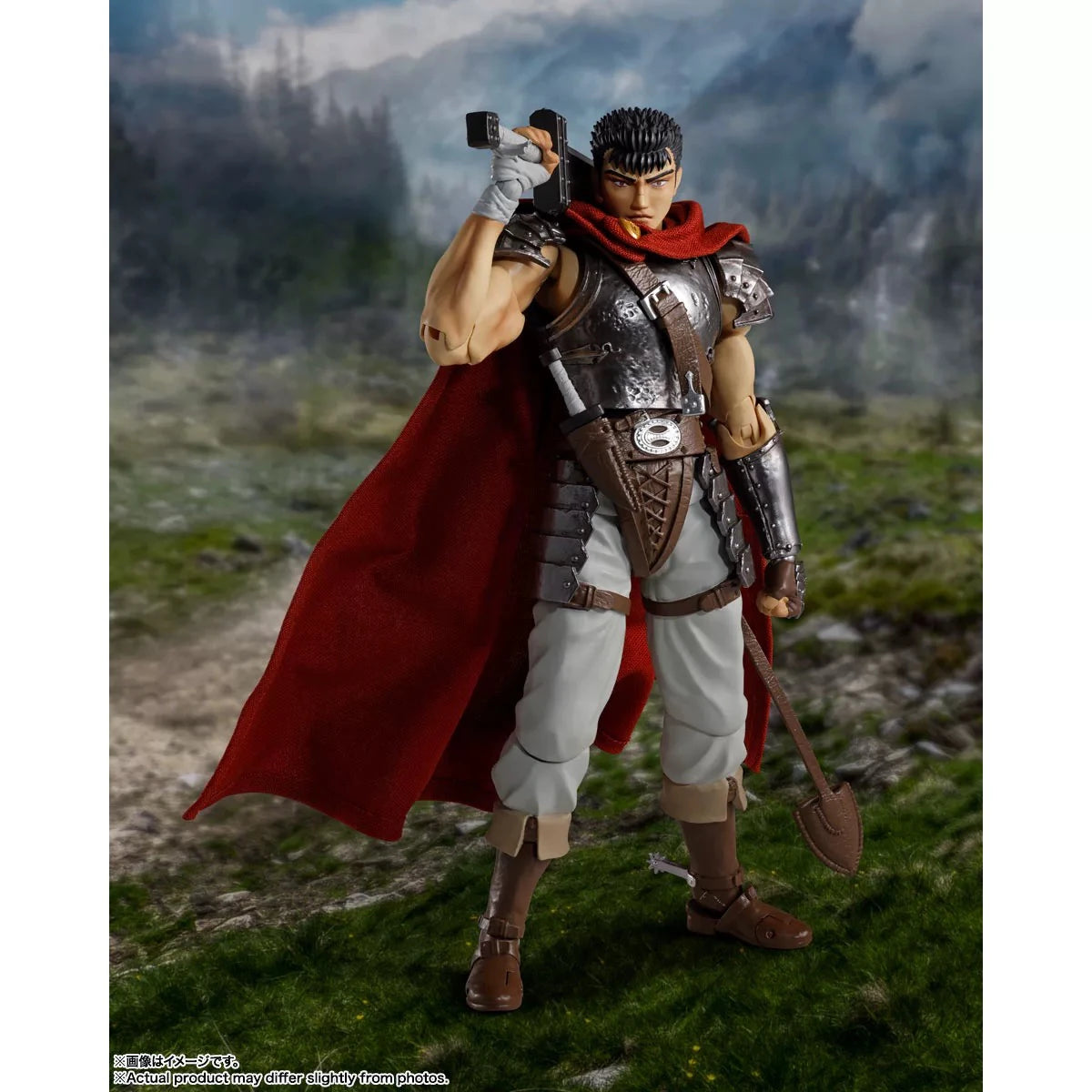 Original BANDAI S.H.Figuarts Berserk Guts Band of the Hawk Action Figure Toys PVC Model Collection Anime Joint Figurine Doll