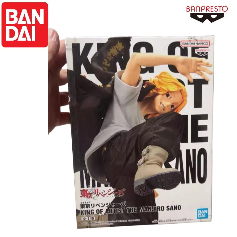 In Stock Bandai Original Banpresto Tokyo Revengers King of Artist Manjiro Sano Garage Kit Model Ornaments 100% Genuin