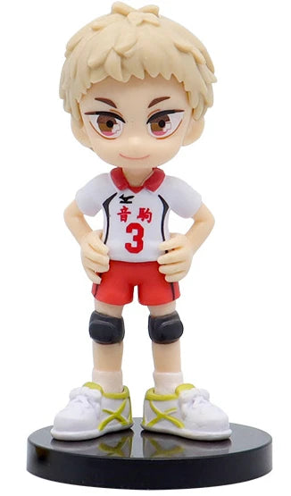 10cm Haikyuu Volleyball Shoyo Hinata Action Figure Q Version Tobio Kageyama koutsrou Figurine PVC Collection Doll Gift Kid Toys