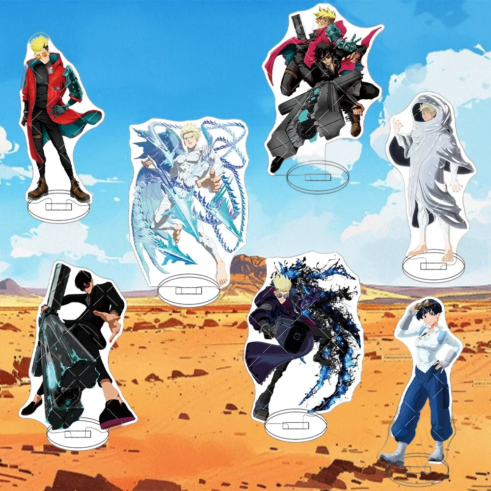 Anime “Trigun Stargaze” 15cm Acrylic Stand-”Vash the Stampede“ figures, tabletop ornaments Holiday Gift Birthday Surprise