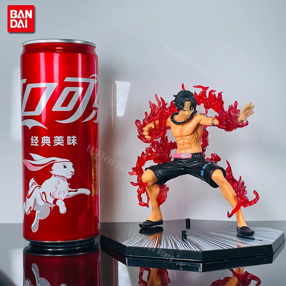 New One Piece Anime Figure Fire Fist Luffy Ace Sanji Battle Model Dolls PVC sabo Action Figurine Zoro Ghost Three-Knife Toys