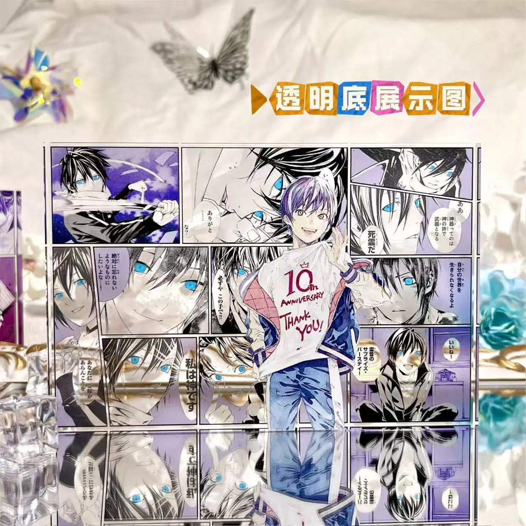 Anime Noragami Figure YATO Iki Hiyori Yukine Comic Acrylic Brick Stand Desktop Ornament Toys Fans collect gifts