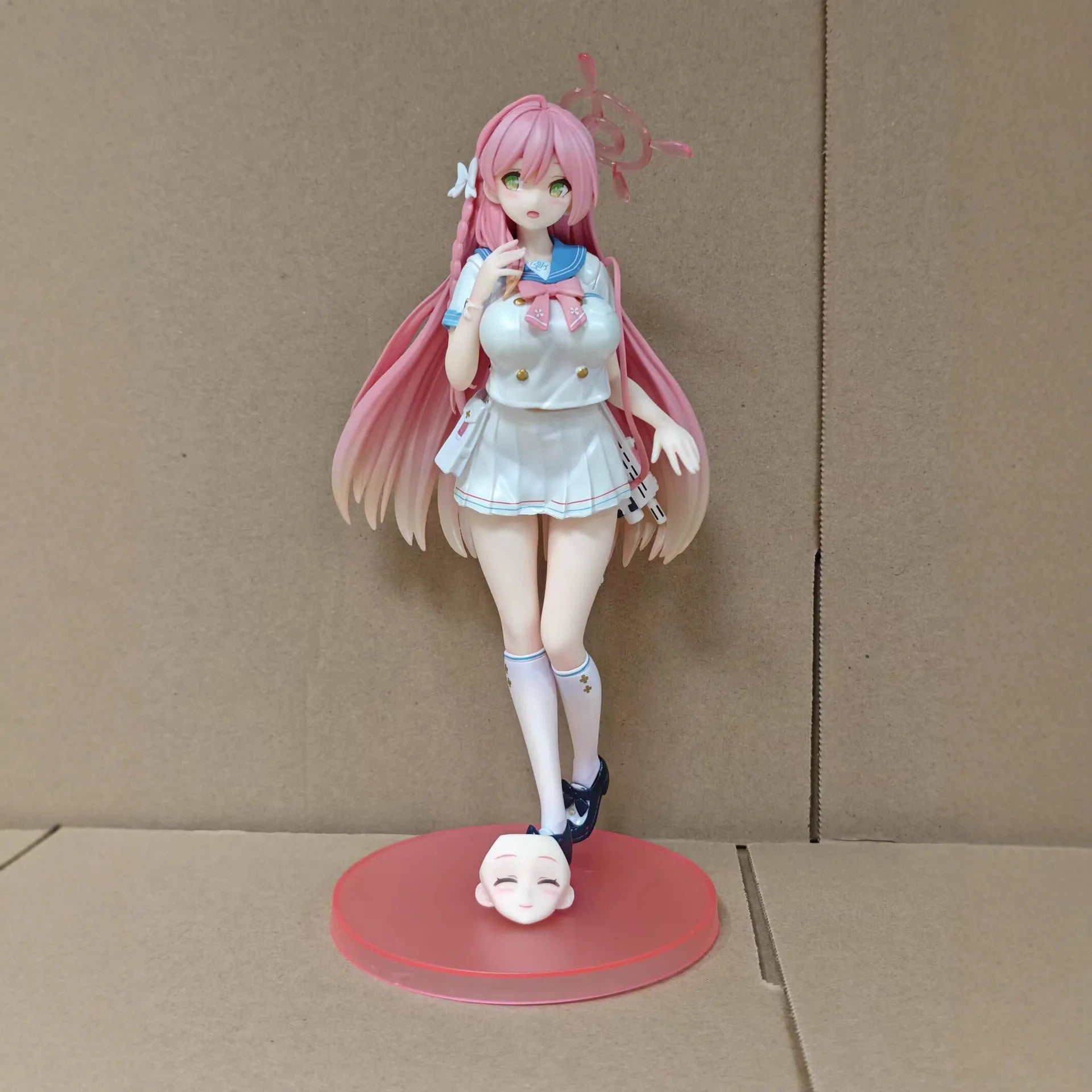 Blue Archive Urawa Hanako Casual Clothes 24cm Standing Pose Anime Figure Statue Desktop Decoration Gift