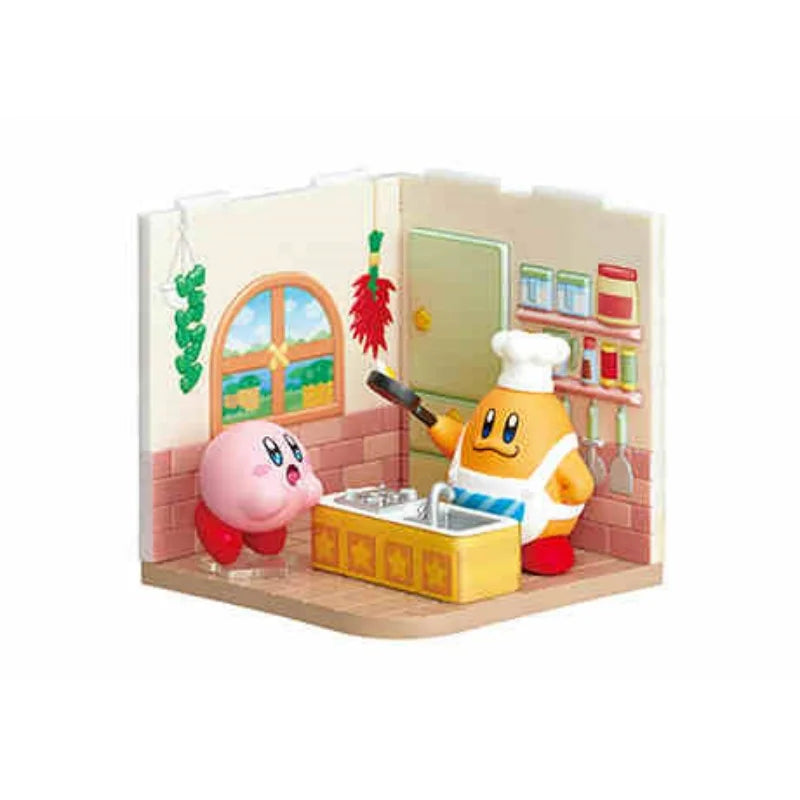 Re-Ment Original Star Kirby Wonder Room Collection Action Figure Anime Kawaii Creative Kirby Toy Ornament Box Egg Hobbies Toy