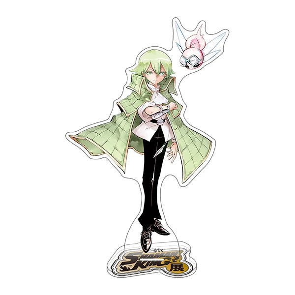 Anime SHAMAN KING Acrylic Keyring Model Figure Yoh Asakura Amidamaru Anna Kyoyama Cosplay Model Plate Desk Decor Prop Xmas Gift