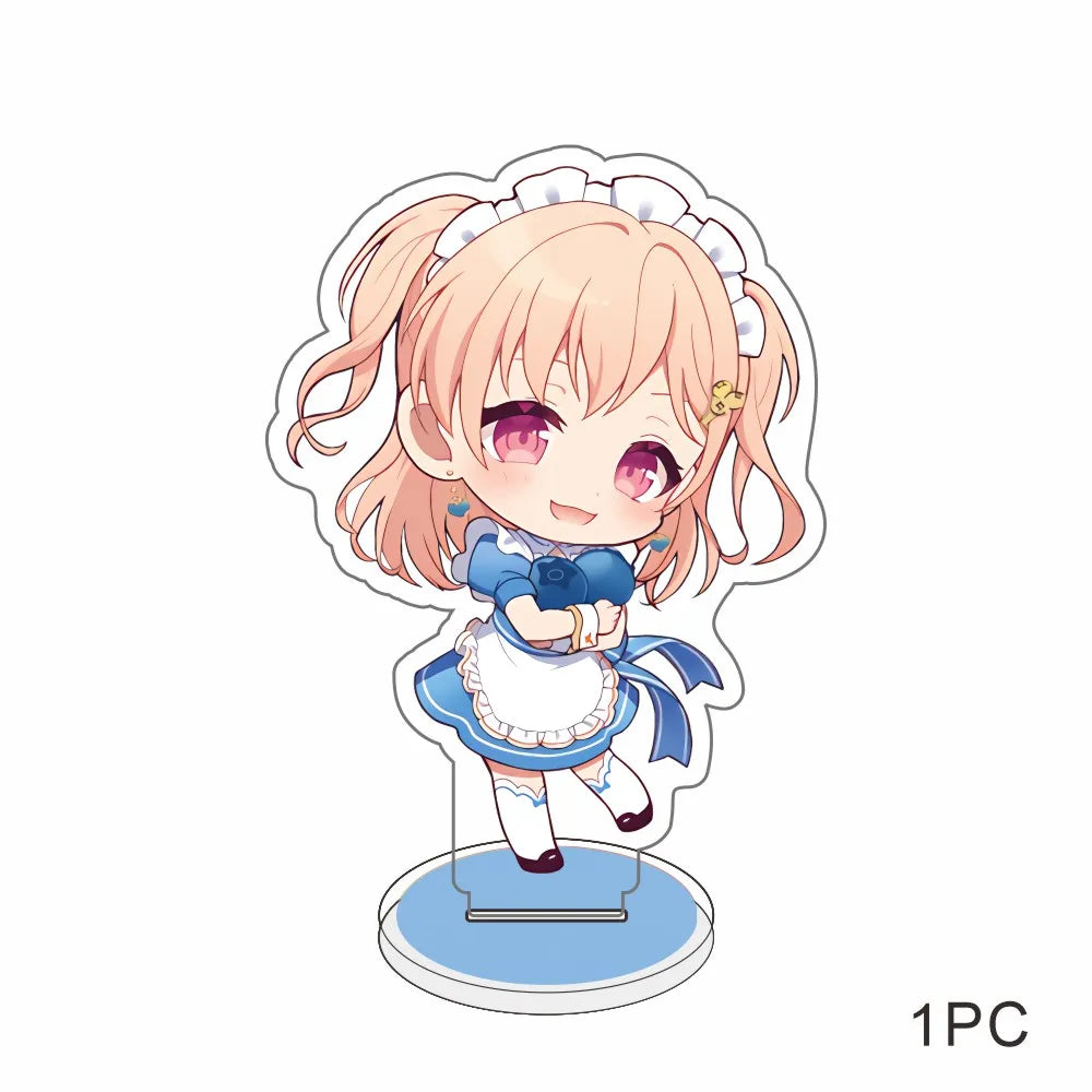 BanG Dream!  Anime Acrylic Figures Stand Model Friends Keychain Fans Gifts Sakiko Soyo Display Keychain Ornaments Sweet Girl